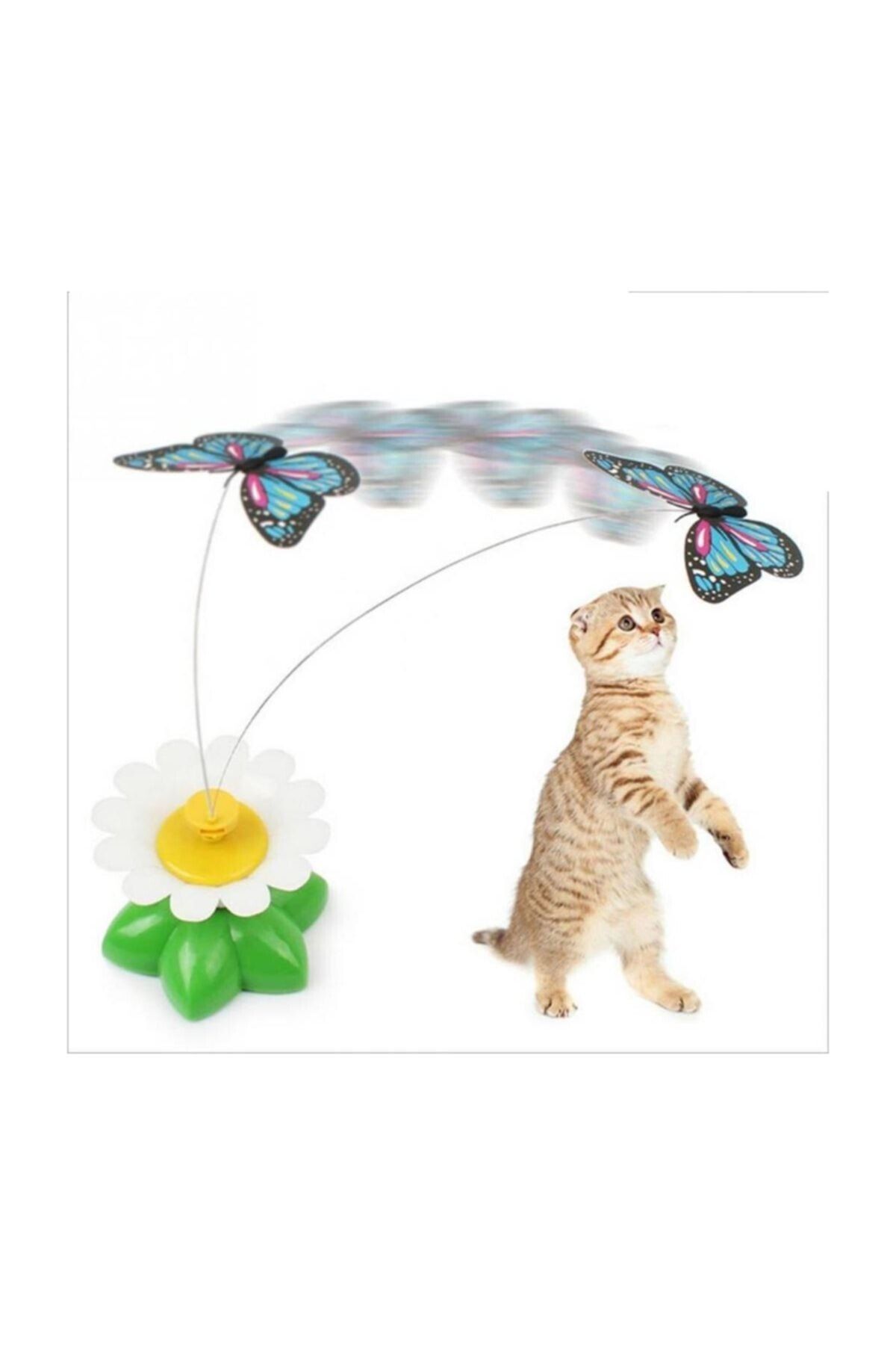 TREND-Animated Rotating Butterfly Cat Toy 1
