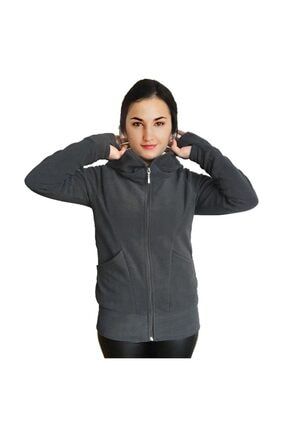 Kadın Füme Eldivenli Polar Sweatshirt AR1050