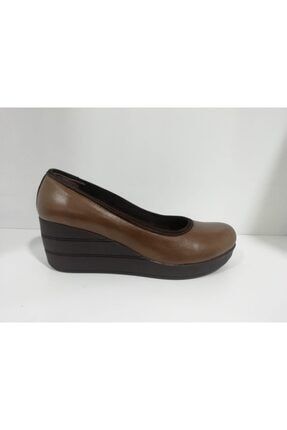 Kadın Kahverengi Hakiki Deri Ayakkabı SDFSON006