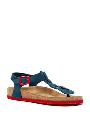 Kadın Lacivert Mantar Taban Sandalet CF0000110