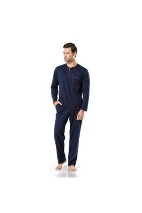 Damatlık Erkek Pijama Takımı 5454 Lacivert PRA-1590782-7475