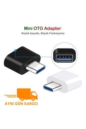 Usb Dişi To Type-c Erkek Dönüştürücü Otg Çevirici Adaptör Type C USB