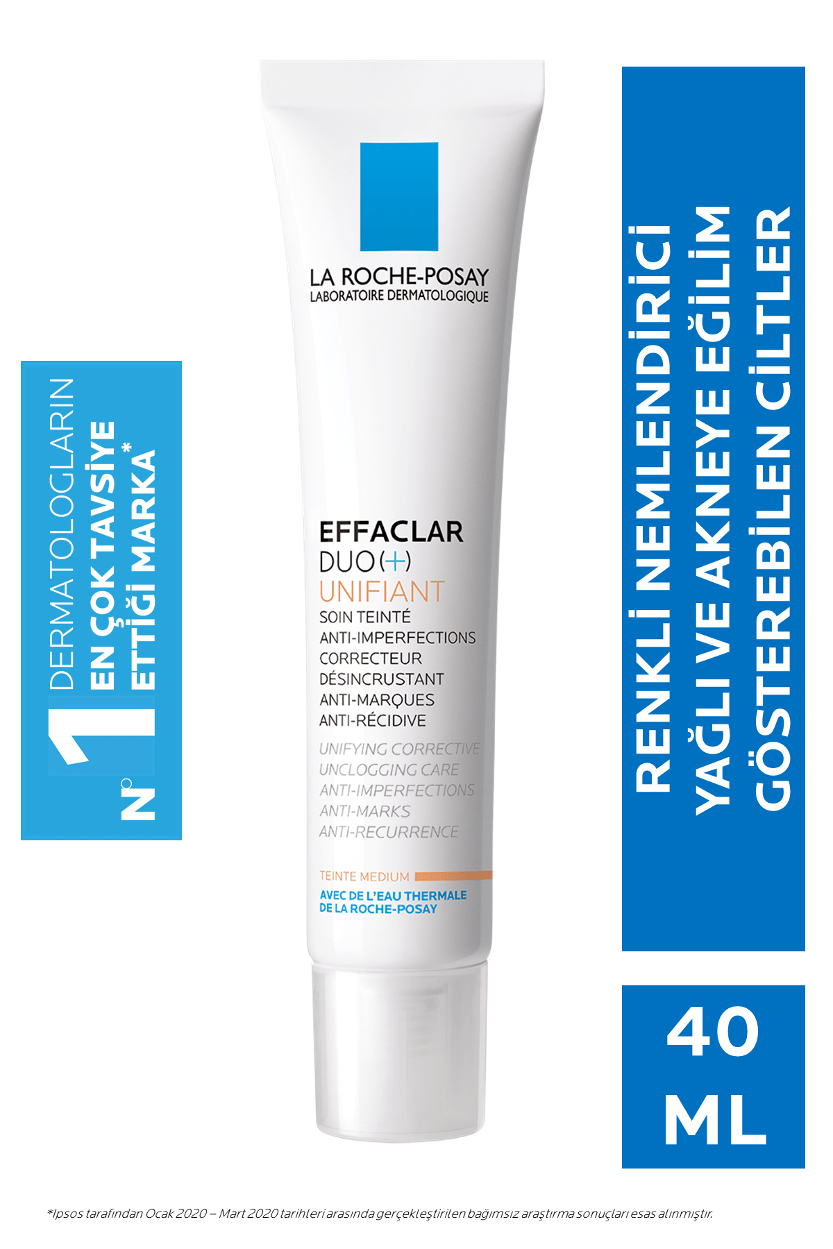 La Roche Posay Effaclar Duo Unifiant Renkli Bakim Kremi Medium 40ml Trendyol