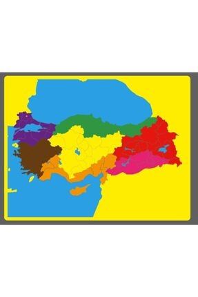 Montessori Türkiye Bölgeler Haritası Puzzle BLTYZ-MKZMK010