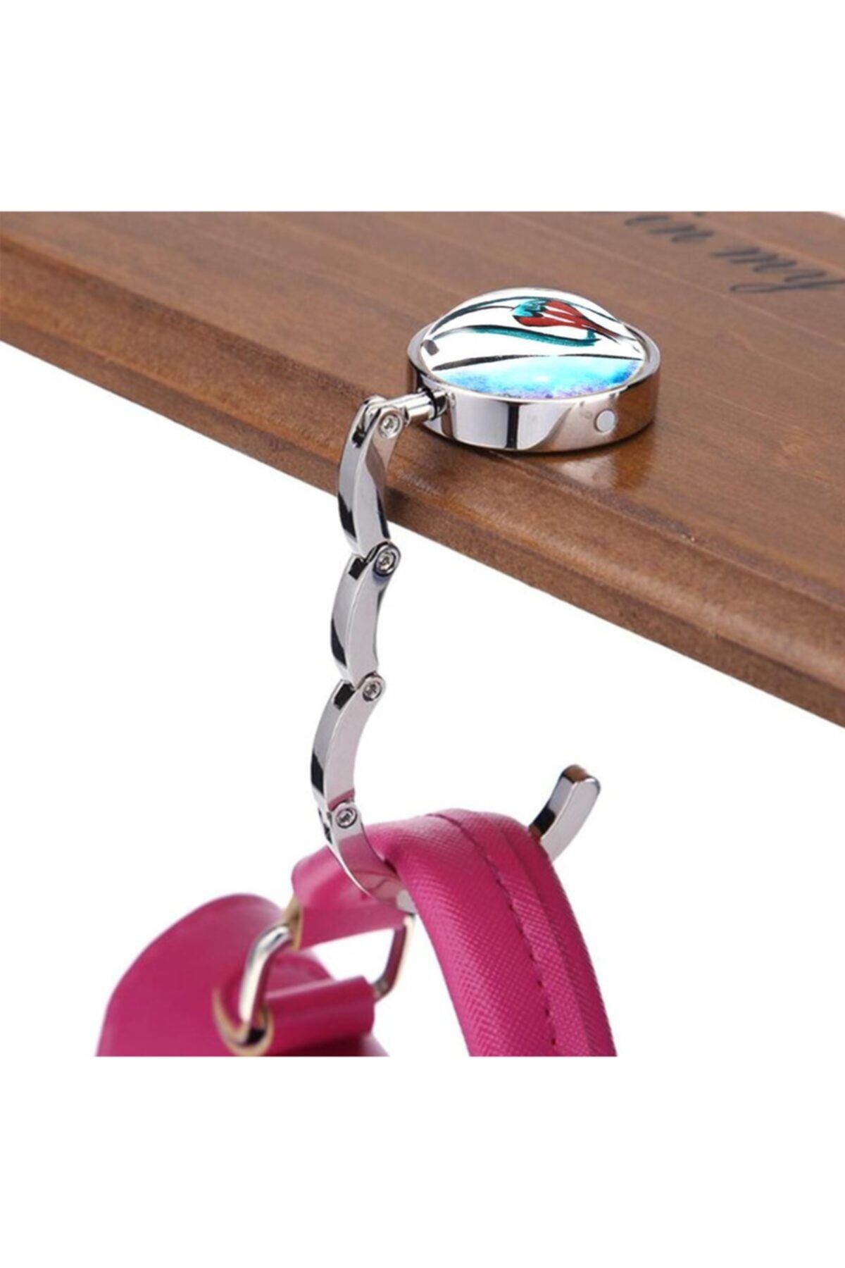 Buffer-3 Pieces Decorative Patterned Table Edge Bag Hanger Tool Hanger 10