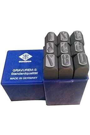 Gravurem - S Çelik Numaratör Rakam Takımı 10 mm Made In Germany n4