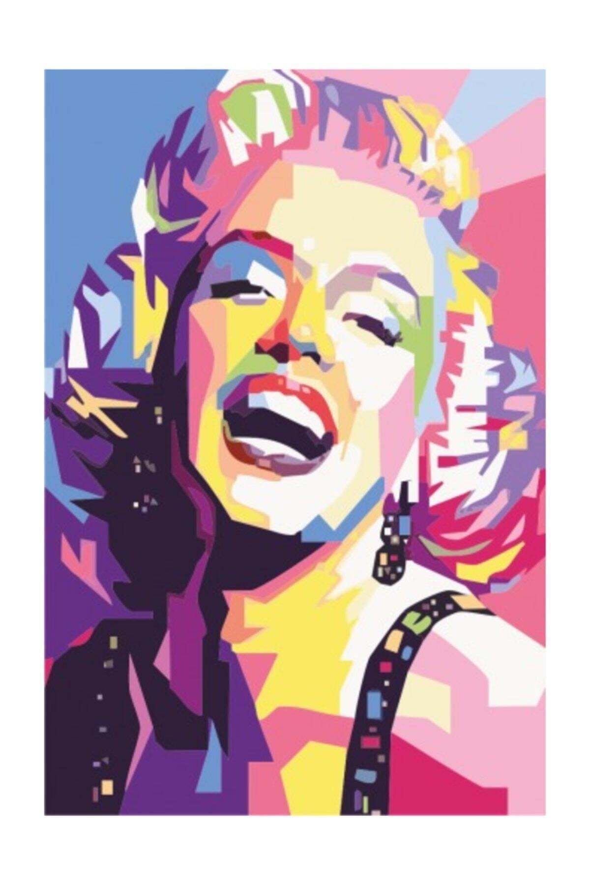 Myrlen Monroe Retro Vintage Wood Poster