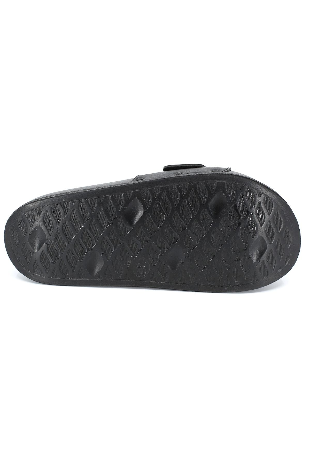 دمپایی Pierre Cardin پیر کاردین مشکی زنانه PC-6787 21s28006787 اورجینال - تصویر 6