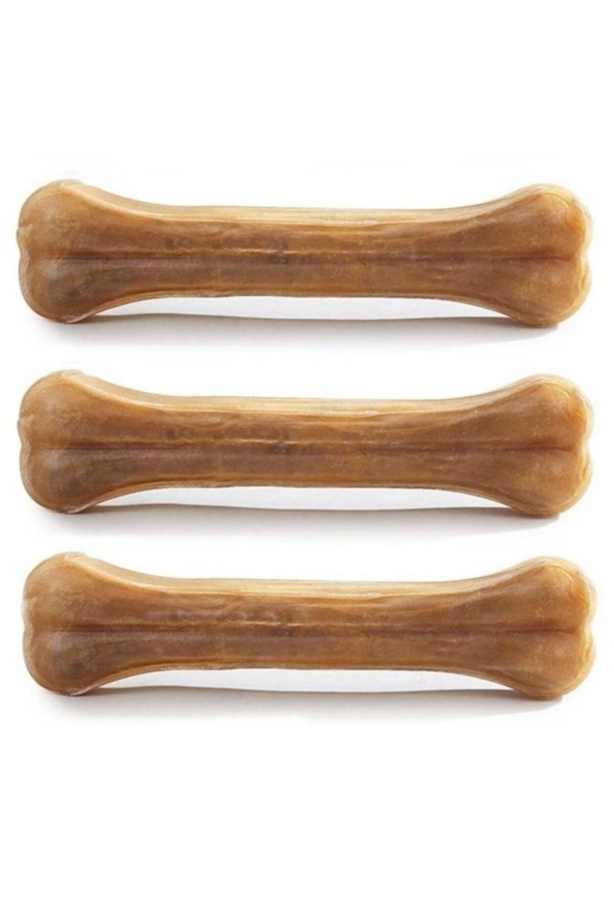 Petimore Sütlü Pres Deri Kemik 12 Cm ( Üçlü Paket )