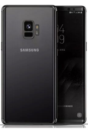 Samsung Galaxy S9 Uyumlu Kılıf Lazer Boyalı Renkli Esnek Silikon Şeffaf mornw_39405