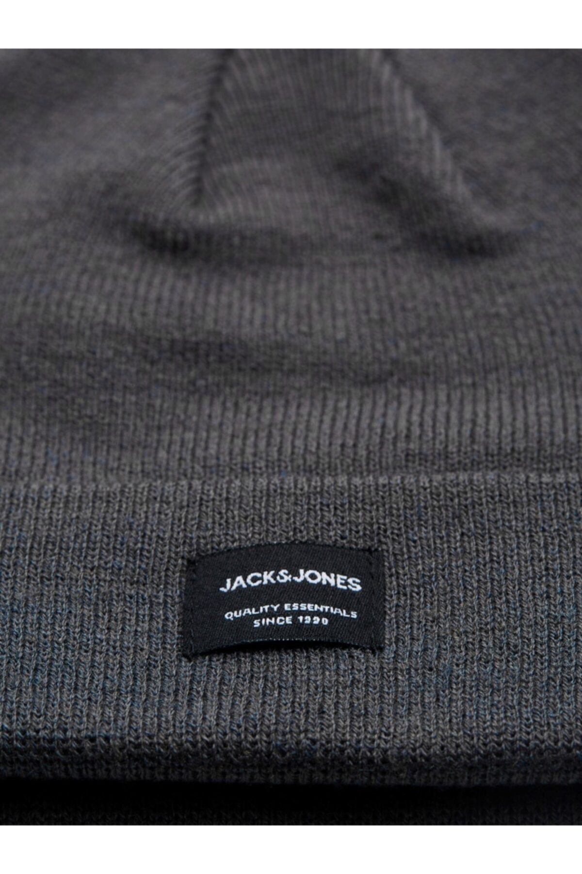 برت/کلاه بافتنی جک اند جونز مردانه پلی استر خاکستری  راسته       | Jack & Jones dop10559271igo TR - تصویر 2