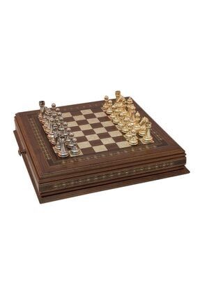 Classic Satranç Seti | Metal Figürlü 2629.WAL.5014.GD