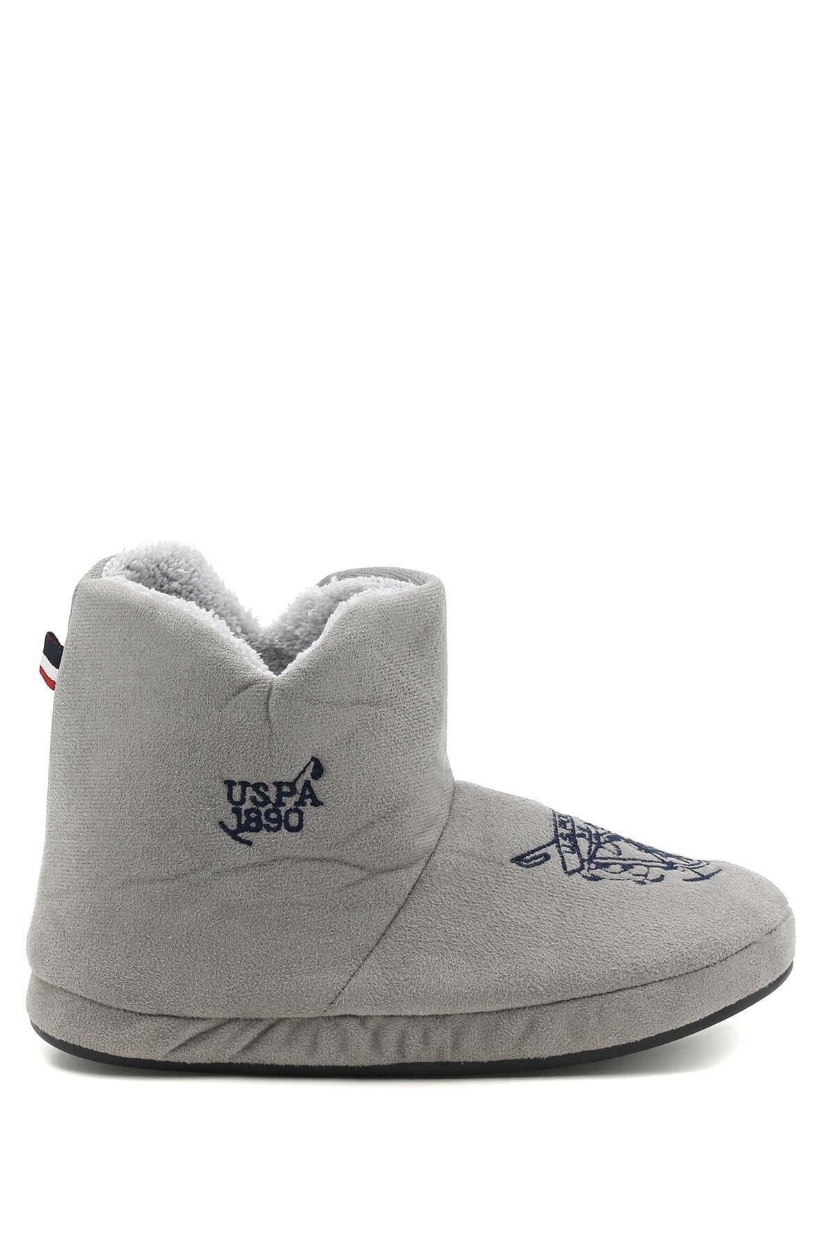 دمپایی خاکستری مردانه U.S Polo 1PR بوت خانگی U.S. Polo Assn.