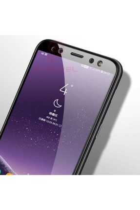 Samsung Galaxy A8 Plus 2018 Kenarları Kırılmaya Dayanıklı Cam Ekran Koruyucu GalaxyA8Plus2018Fbr