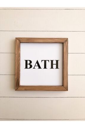 Banyo Bath Levha Ahşap Çerçeve EAA-023