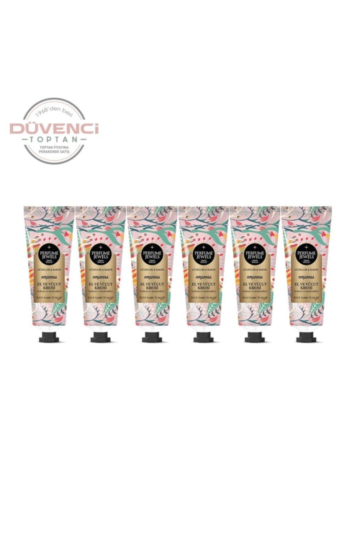 کرم دست و بدن Perfume Jewels Empress 50 ml x 6 عدد Eyüp Sabri Tuncer