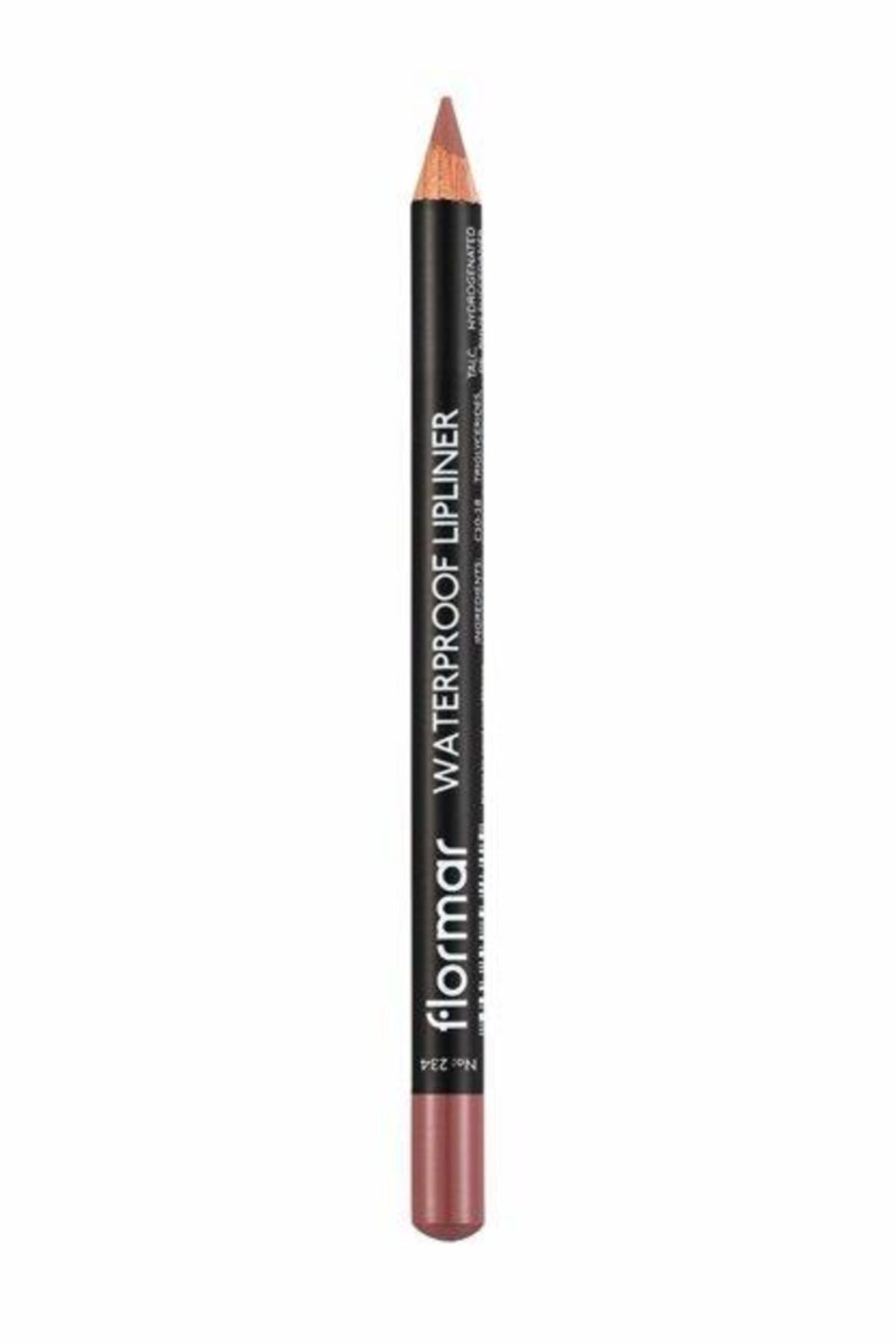 Flormar Suya Dayanıklı Dudak Kalemi - Waterproof Lipliner 234 Vanilla Soufle 8690604567478