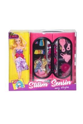Stilim Sensin Eklemli Bebekli Barbie Dolabı 02430