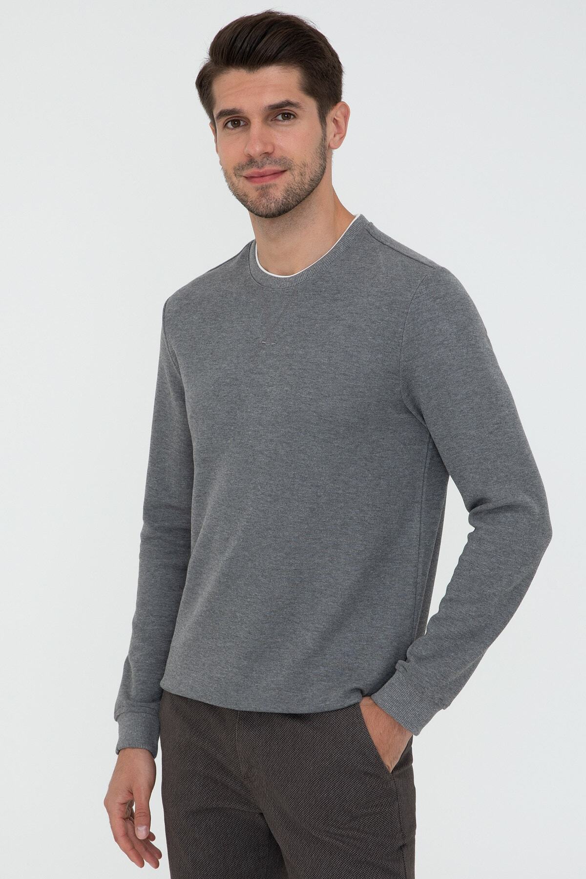 سویشرت مردانه راسته آستین بلند | پیر کاردین Pierre Cardin G021SZ082.000.1288073 - تصویر 3