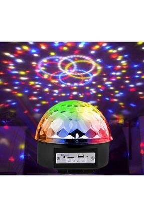 Parti Malzemesi Sese Duyarlı Bluetoothlu Led Küre Disko Topu Renkli Işıklı Lazer hp11111