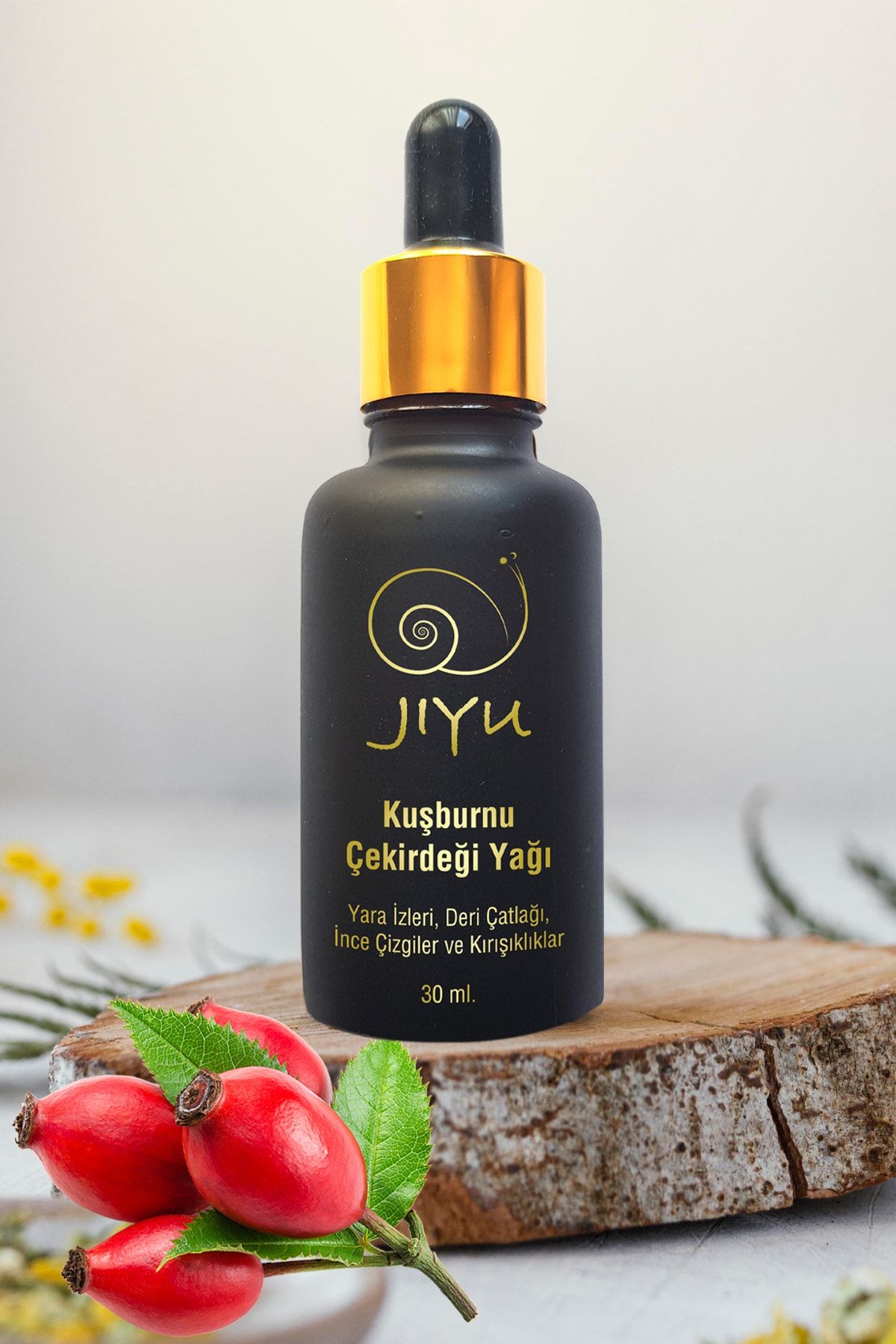 JIYU-Rosehip Seed Oil 100% Natural Anti-Aging, Anti-Wrinkle, Anti-Blemish and Leather Stretch Mark Remover 30 ml 8
