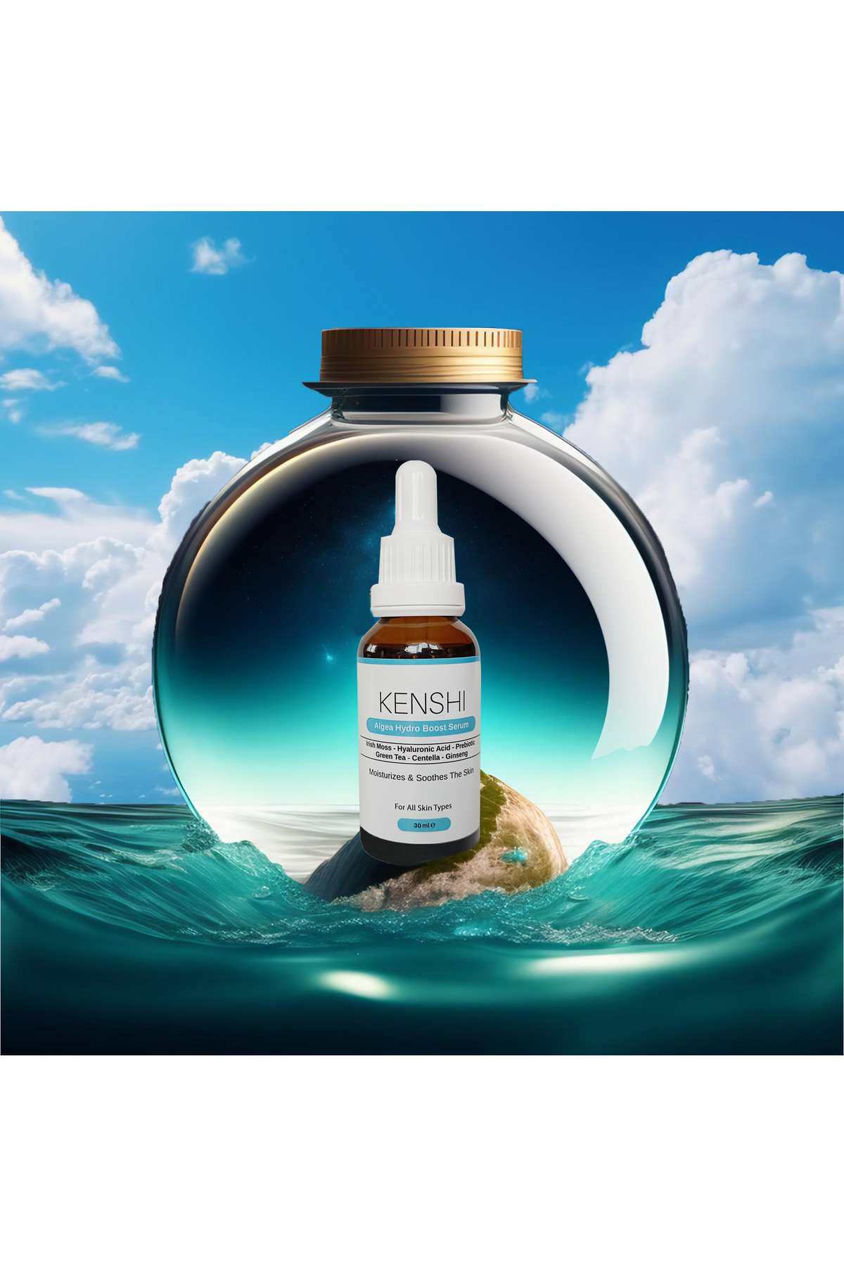 Irlanda Yosunu & Hyalüronik Asit & Yoğun Nemlendirici Ve Yatıştırıcı & Canlandırıcı Serum 30 ml — TYCYNGFJFN169199939926457 — تصویر 8 از 9