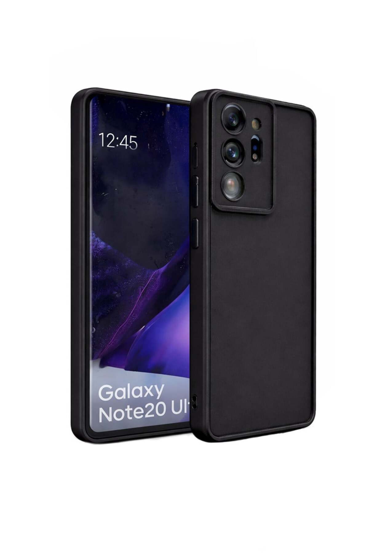 Samsung Galaxy Note 20 Ultra Compatible Camera Protruding Matte Silicone Phone Case