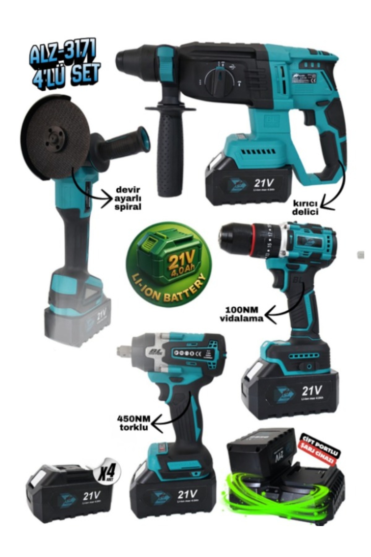 RETOOLS ALZ-3171 ALLİZER PRO 4'lü Set - Fiyatı, Yorumları