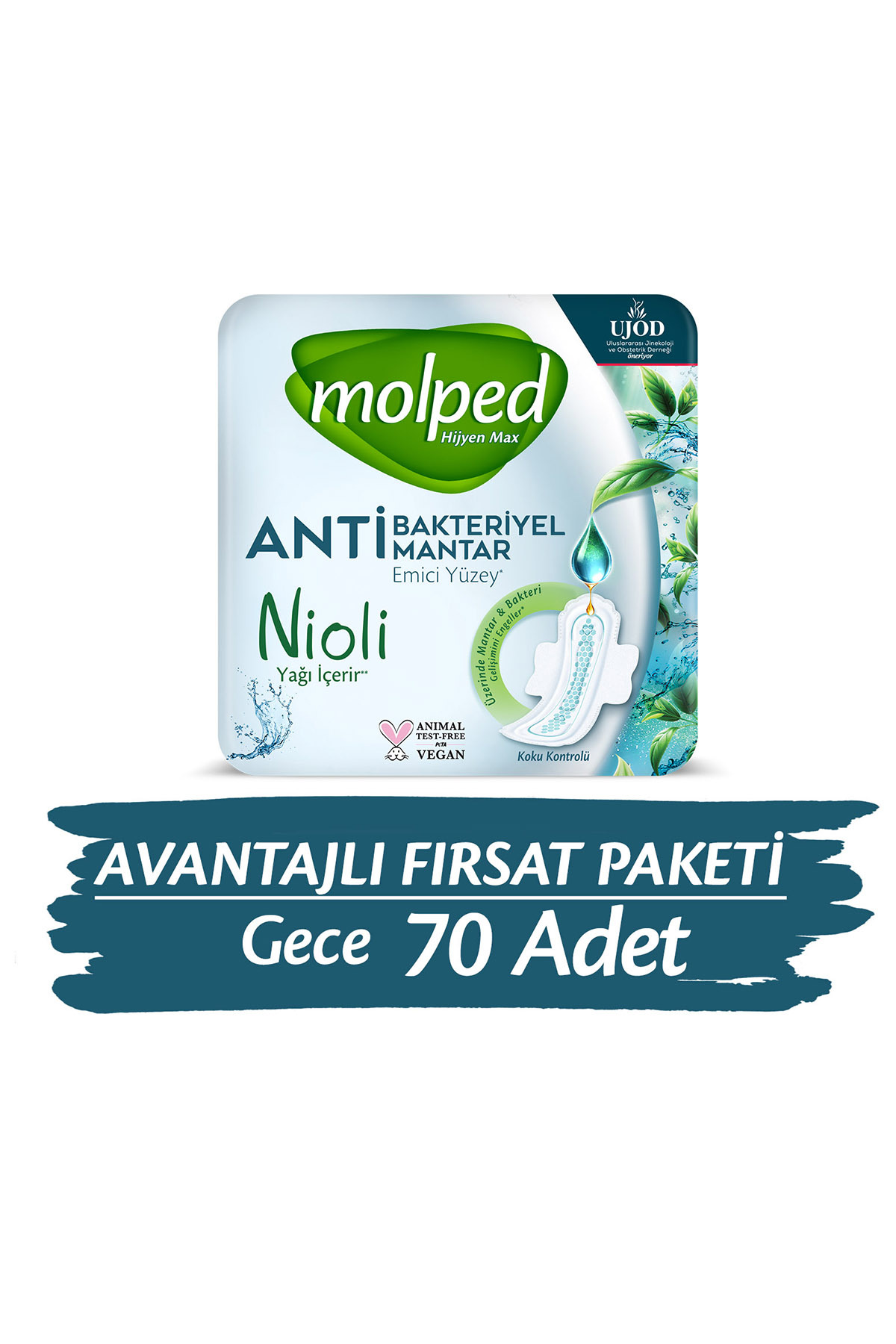 Molped Hijyen Max Gece Avantajlı Fırsat Paketi 70 Adet - Fiyatı, Yorumları