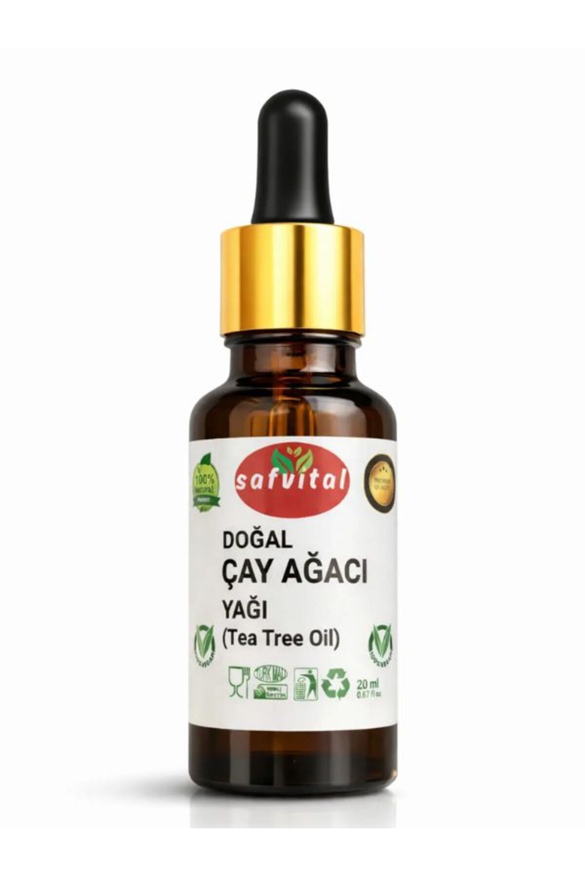 yagiさん専用 safvital Çay Ağacı Yağı 20 ml Cilt Dengeleyici Bakım Yağı Temiz