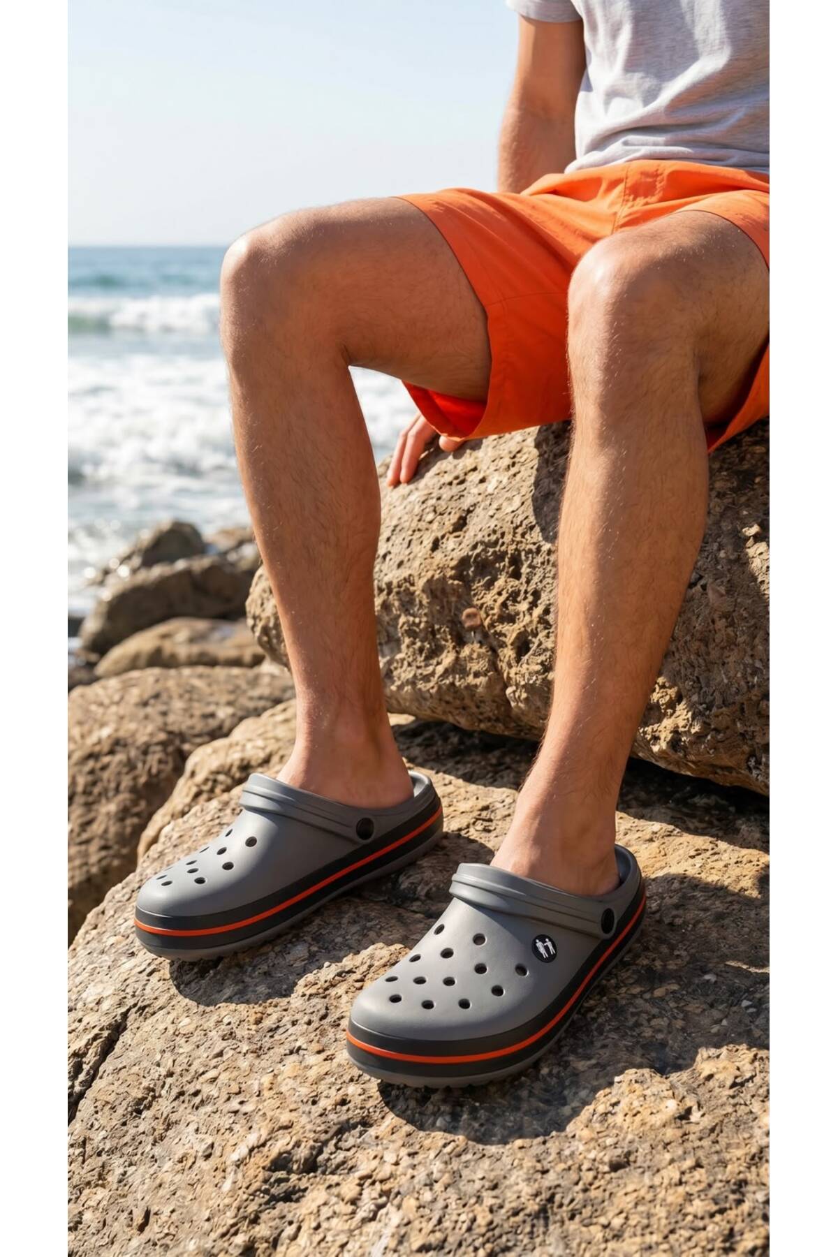 Beyond Unisex Füme Crs Önü Kapalı Terlik 3cm BYNDCROCS01 görsel 7