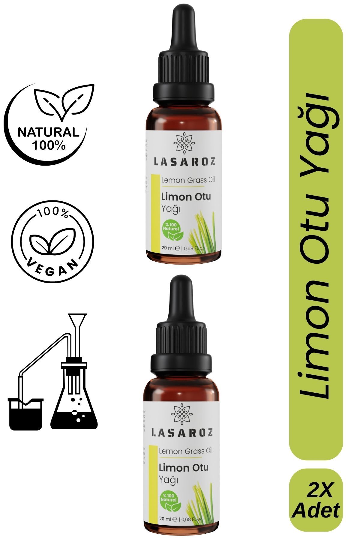 2 Adet Limon Otu Yağı 20 ml — LSRZ8861