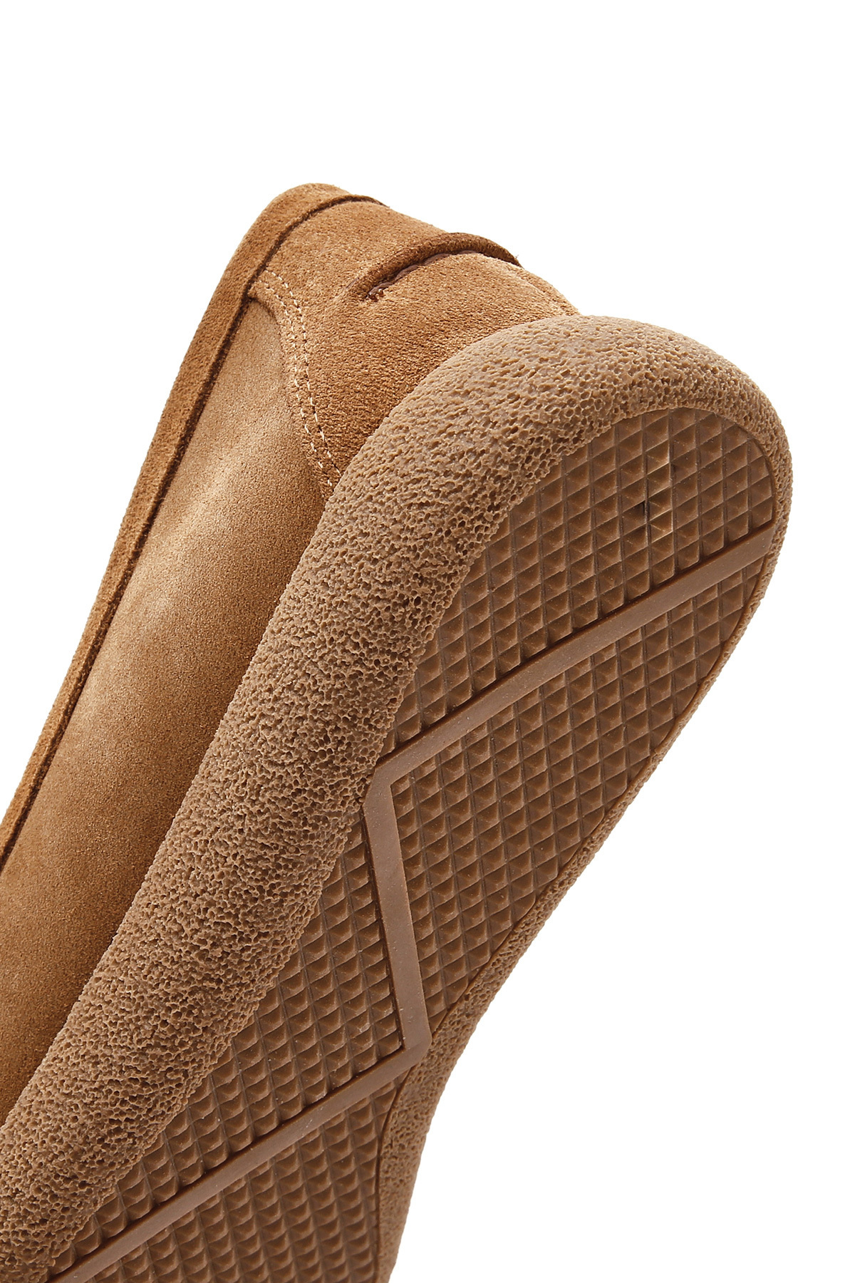 Derimod Kadın Taba Süet Deri Ayakkabı, Konfor Loafer 26PFD150510 görsel 8