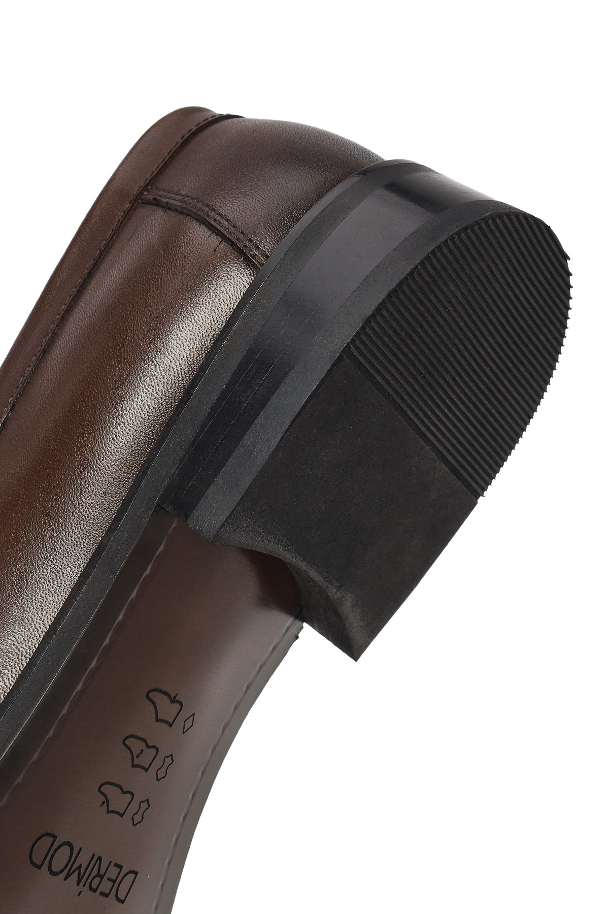 Derimod Erkek Kahverengi Deri Klasik Loafer 26SFD622418 görsel 8