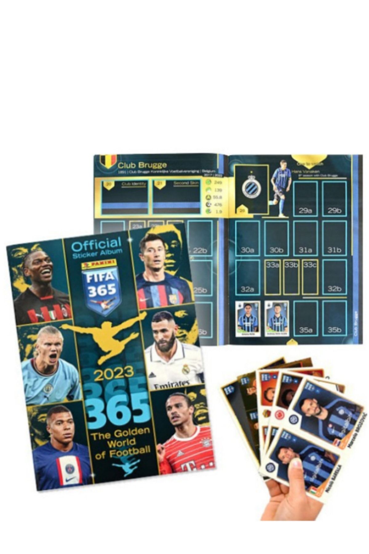 Panini Fifa 365 2023 Footballer Stickers Cards Album 2 Pack Stickers