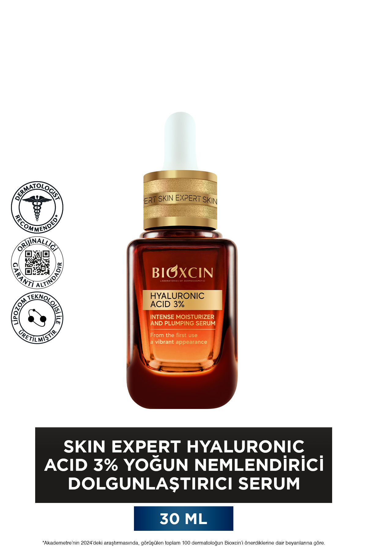 Skin Expert Hyaluronic Acid 3% Yoğun Nemlendirici Serum 30 ml — 8680512632559 — تصویر 3 از 9