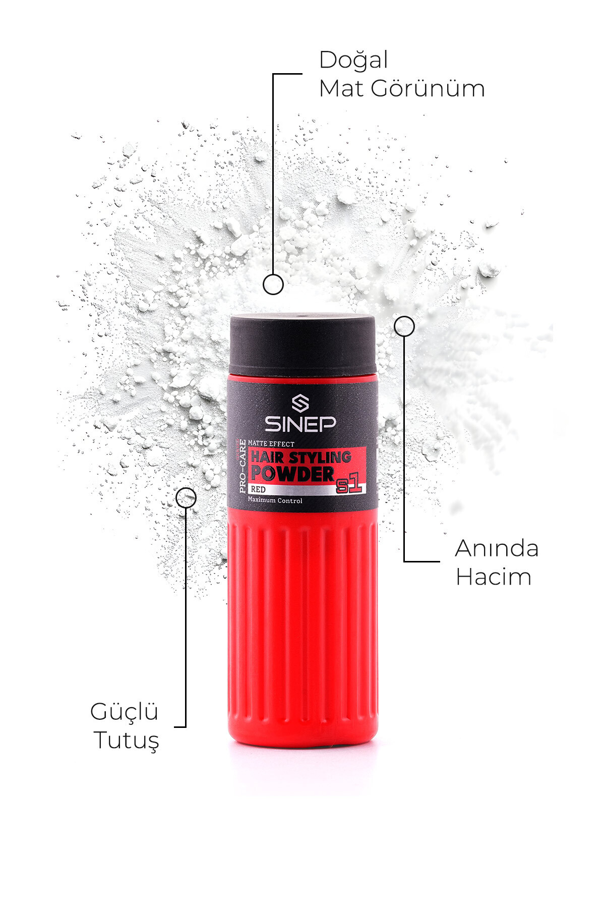 POWDER WAX 20 g S1- RED-STRONG HOLD — SB.SS.0005.21337 — تصویر 2 از 5