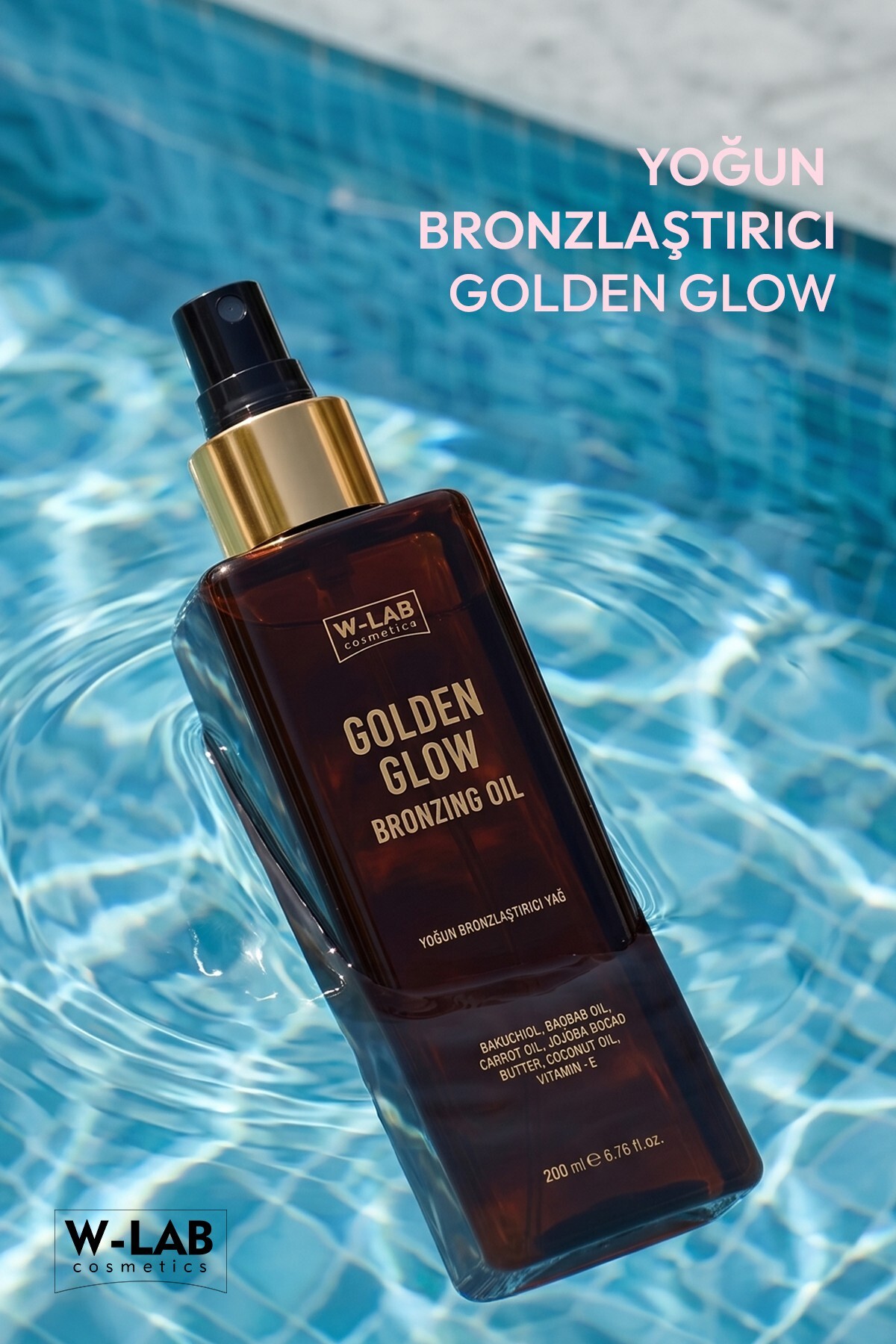 未使用　¥49200 THE GLOW 美容器 TLMD-10B W-Lab Cosmetics Golden Glow Yoğun Bronzlaştırıcı Yağ 200 Ml