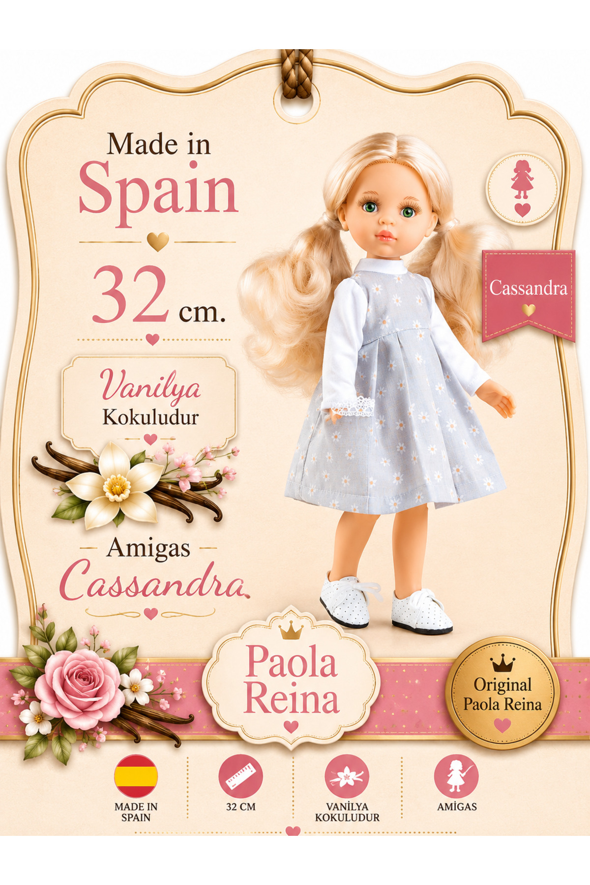 Rosa Doll 32cm Spanish Doll Vanilla Scented