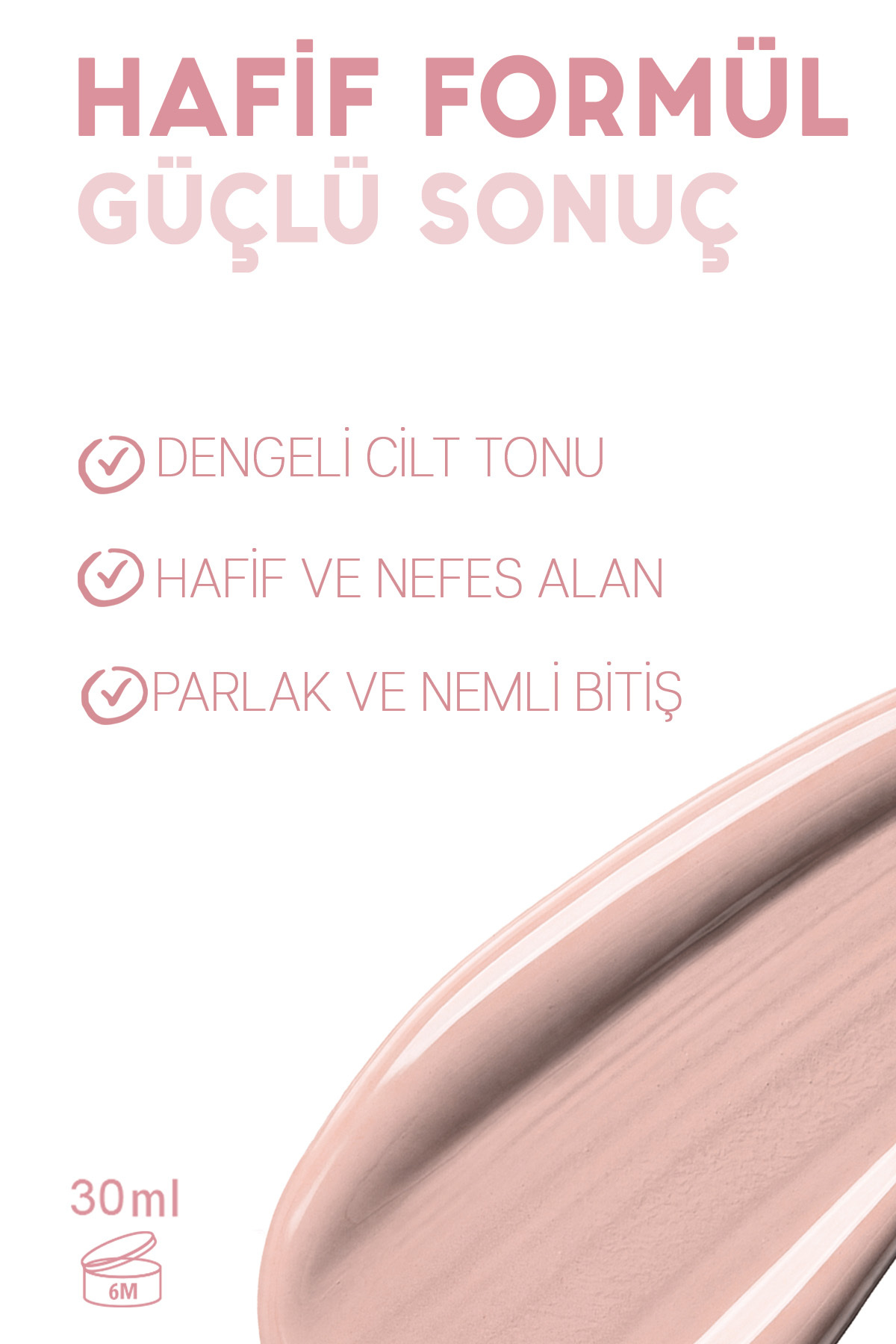 کرم BB | SPF50+ UVA/UVB PA ++++ | پوشش روشن و شبنم مانند | صورتی روشن — صورتی bbkrem — تصویر 5 از 8