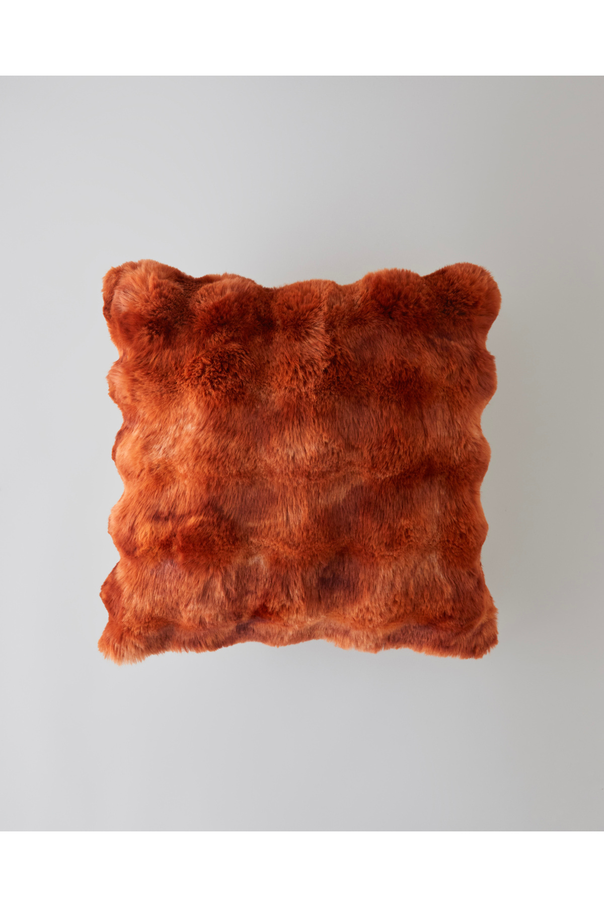 Terra Pelüş Kırlent Kılıfı 45x45 cm Turuncu