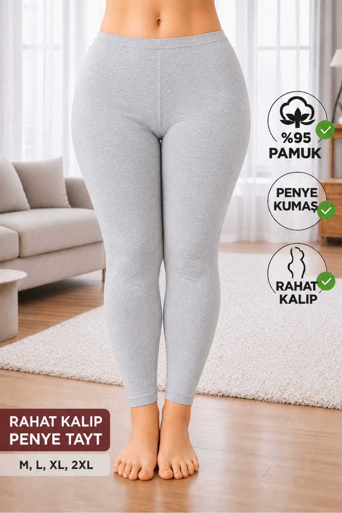 Medament Comfortable High Waist Meshed Gray Combed Cotton Leggings