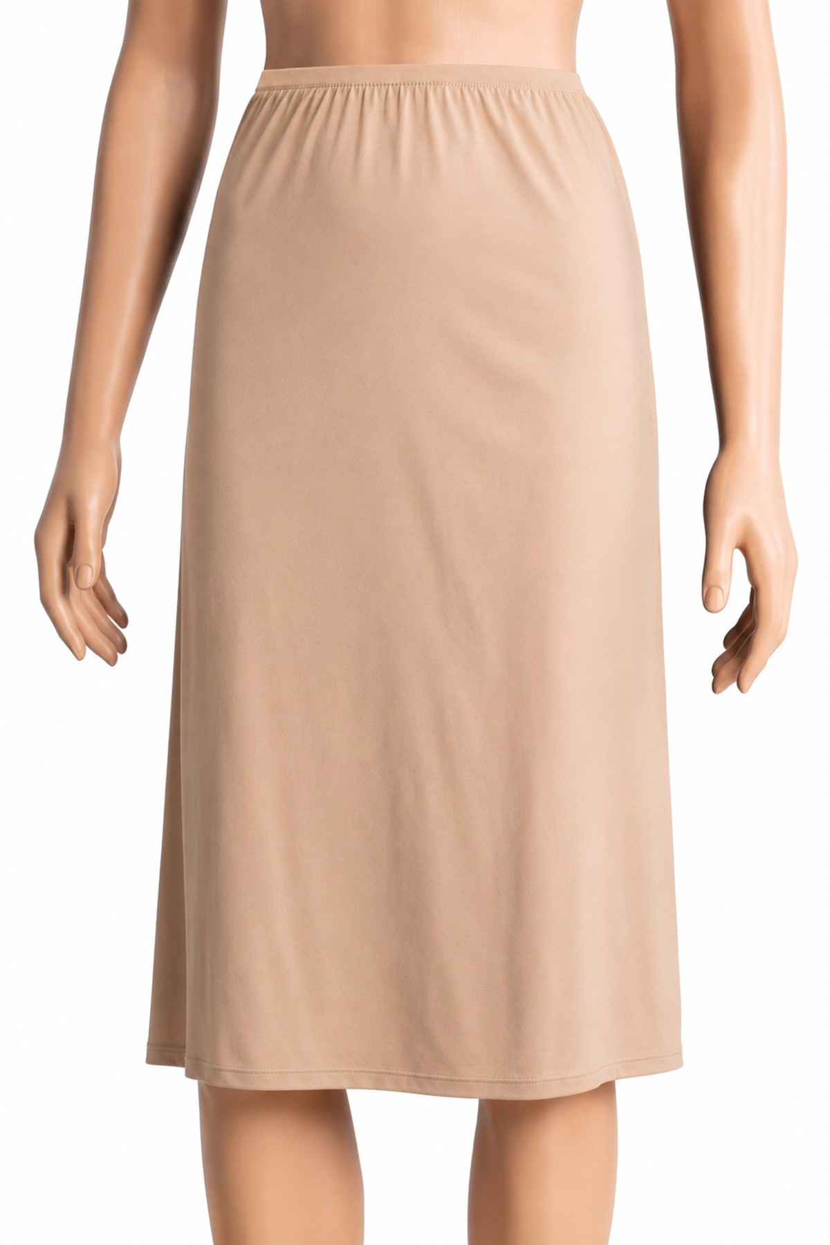 Öts Kadın Uzun Astar Jüpon Kombinezon, İnce Bel Lastikli (%95 Mikro Polyester - %5 Elastan)
