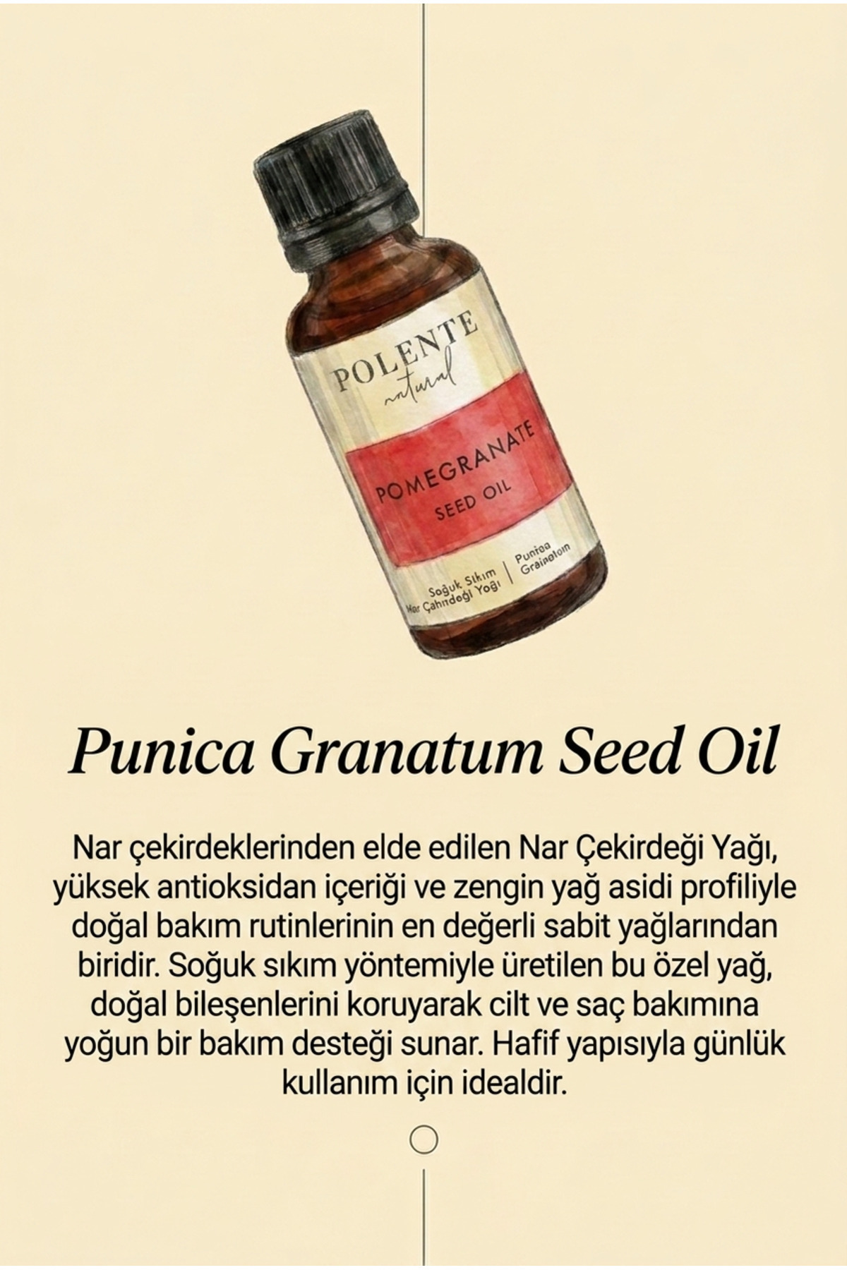 روغن دانه انار - پرس سرد (30 میلی لیتر) — روغن دانه انار Punica Granatum — تصویر 3 از 5