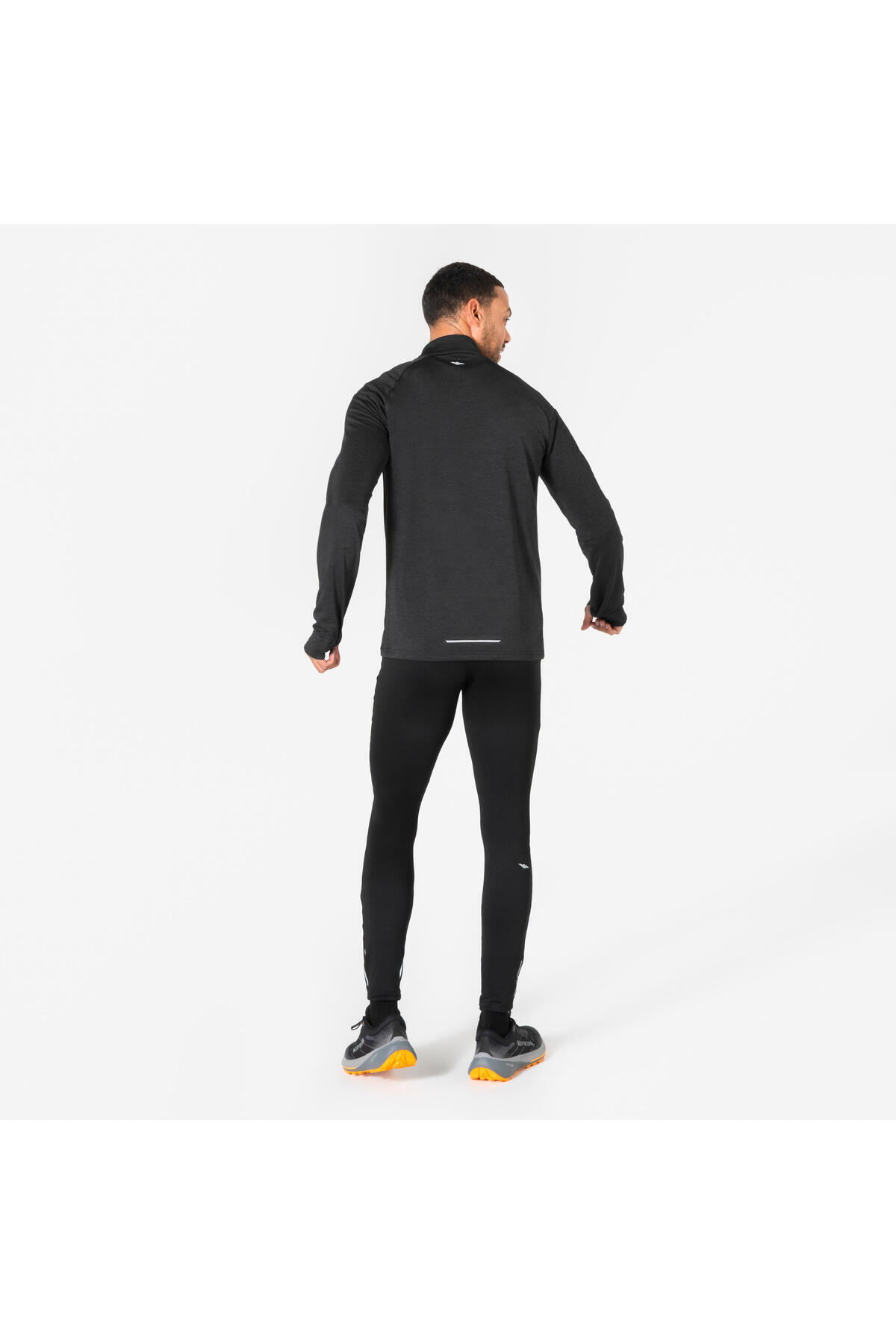 Decathlon Kiprun Erkek Uzun Kollu Koşu Tişörtü - Siyah - Kiprun Run 100 görsel 7