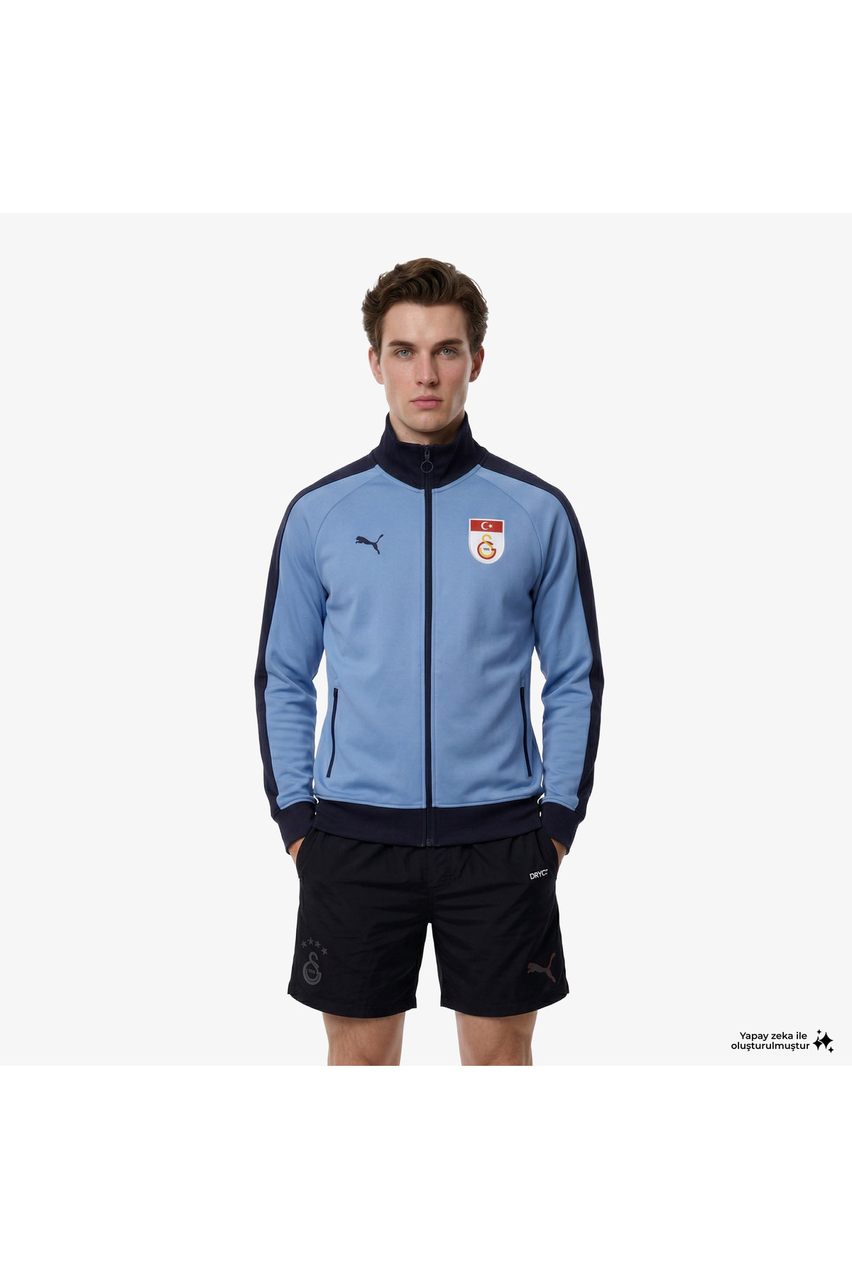 Puma Galatasaray S.K Retro Erkek Mavi Eşofman Üstü — آبی 788201