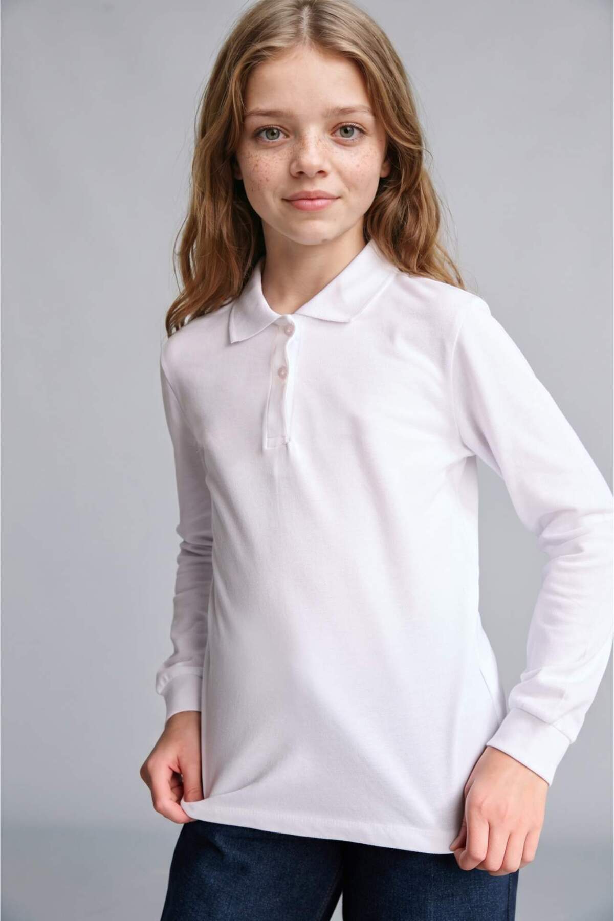 DeFacto 100% pamučna polo majica za devojčice J0010A620AU