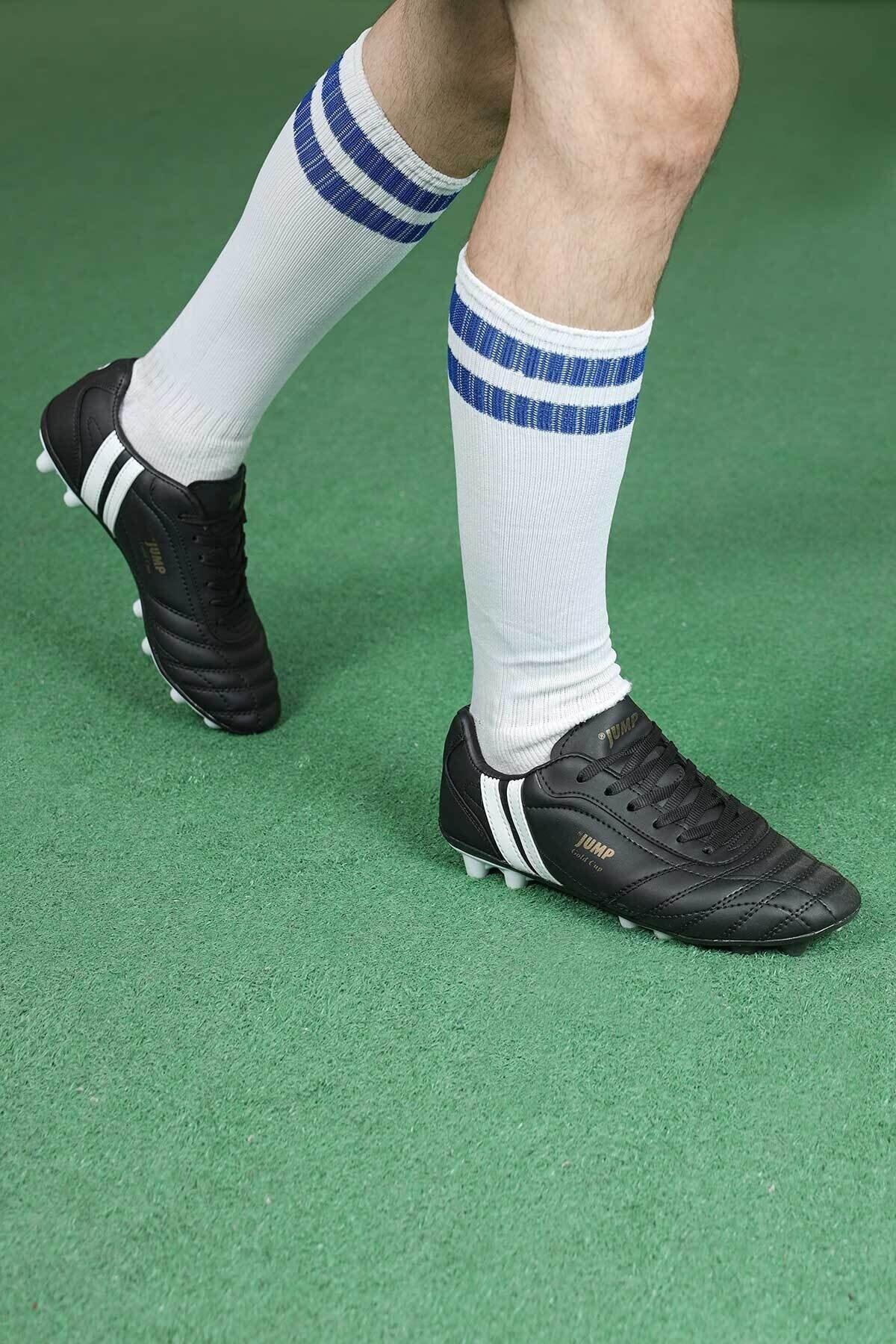 Jump 13256 Siyah Çim Halı Saha Kramponu Futbol Ayakkabısı görsel 3
