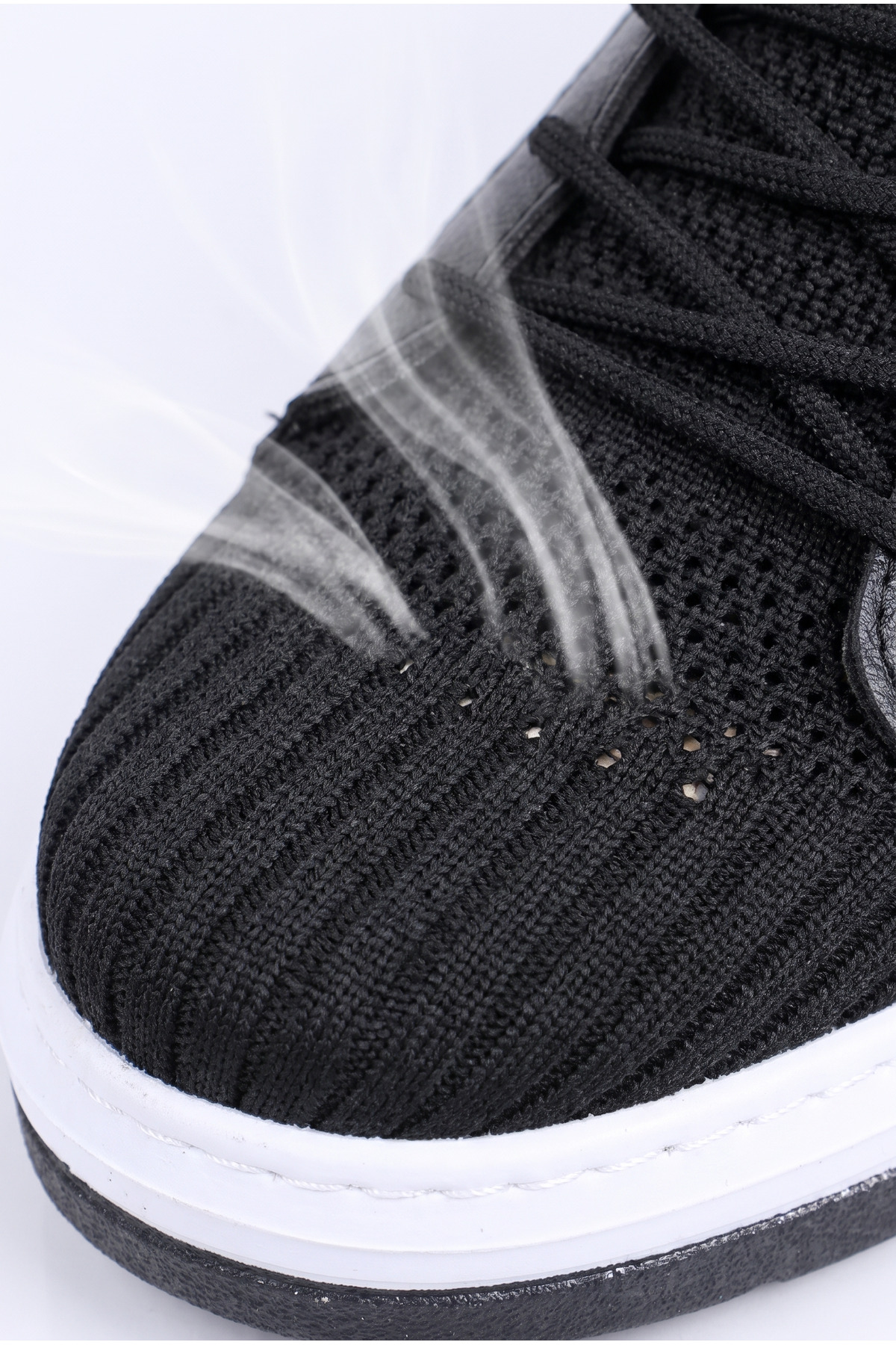sauron Erkek Spor Ayakkabı Örme Triko Nefes Alabilen Sneakers Pusped Tabanlı görsel 3