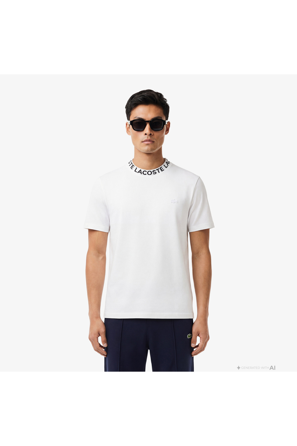 تیشرتمردانهLacosteسفید تیشرتمردانهLacosteسفید
